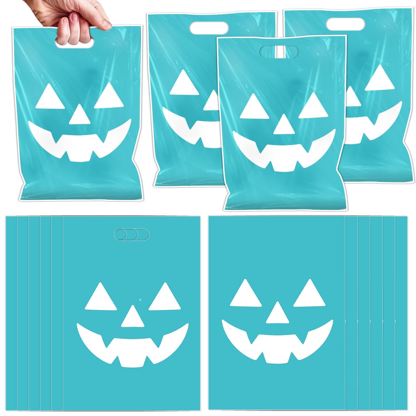 Falueqg Hibachi Party Decorations - 50 Pcs Hibachi Japanese Goodie Candy Gift Bags Fans Cherry Blossom Patterns Party Favors for Chinese Japanese Birthday Baby Shower Decor BST326H