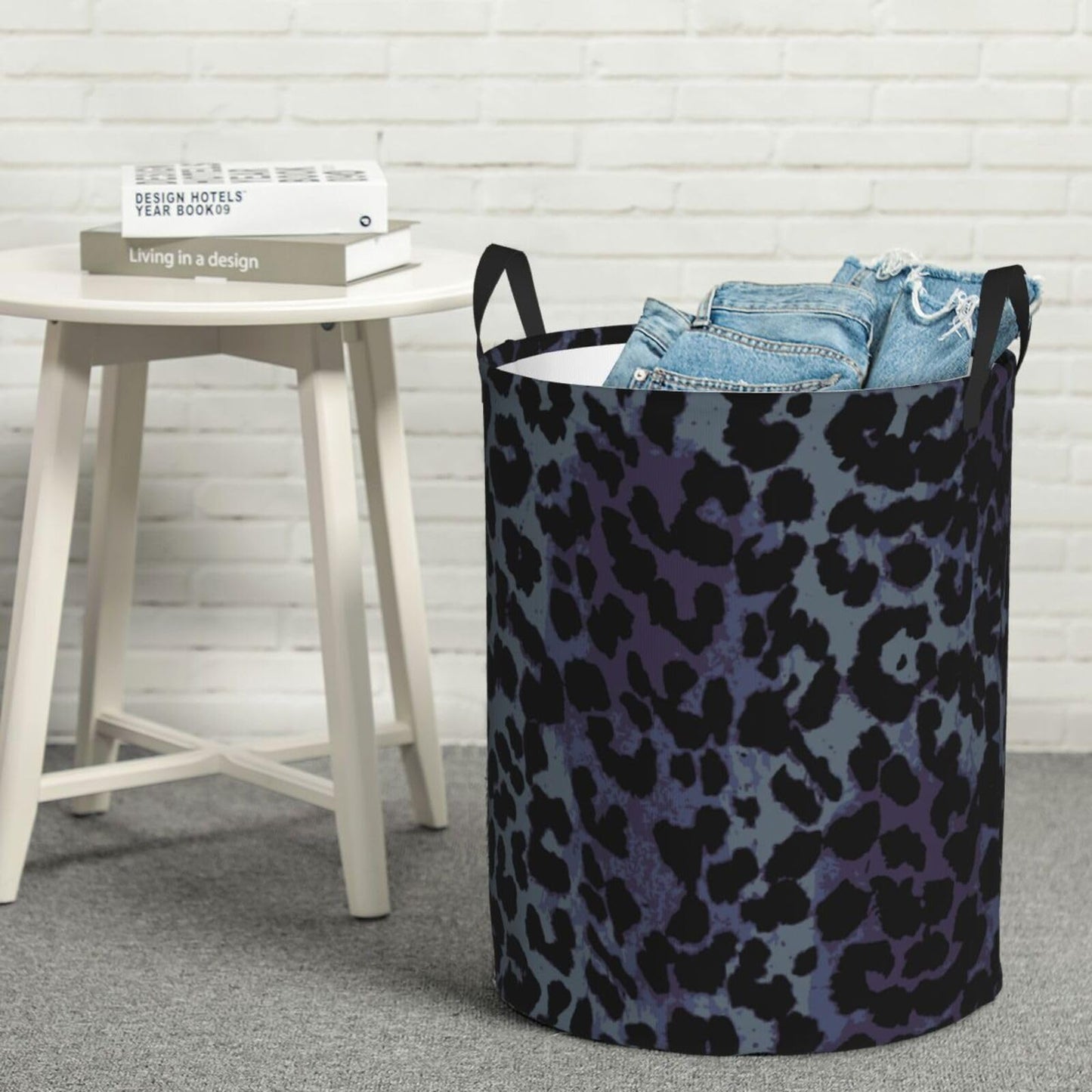 Basketball Round Laundry Hamper Basket Ball Texture Storage Basket Toys Clothes Organizer Bin For Home Bathroom Bedroom Dorm Nursery, 62l BST202
