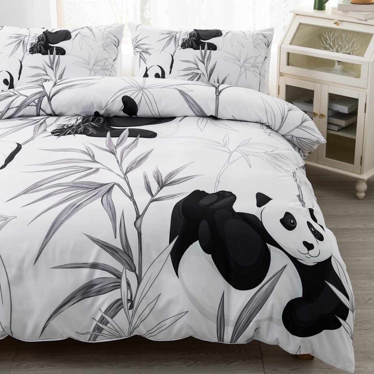 CVHOUSE Deer Hunting Duvet Cover Full Size,American Flag Bedding Set,Deer Theme Comforter for Boys Kids Teens,1 2 Pillowcases 3 Piece Full 79'x89' BST220