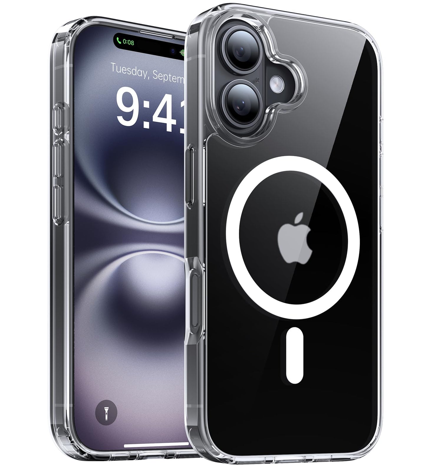 Magnetic for iPhone 17 Pro Max Case,[Anti-Slip][Compatible with MagSafe][Military Grade Drop Protection] Shockproof Protective Translucent Phone Case for iPhone 17 Pro Max Case,Wine Red WN420