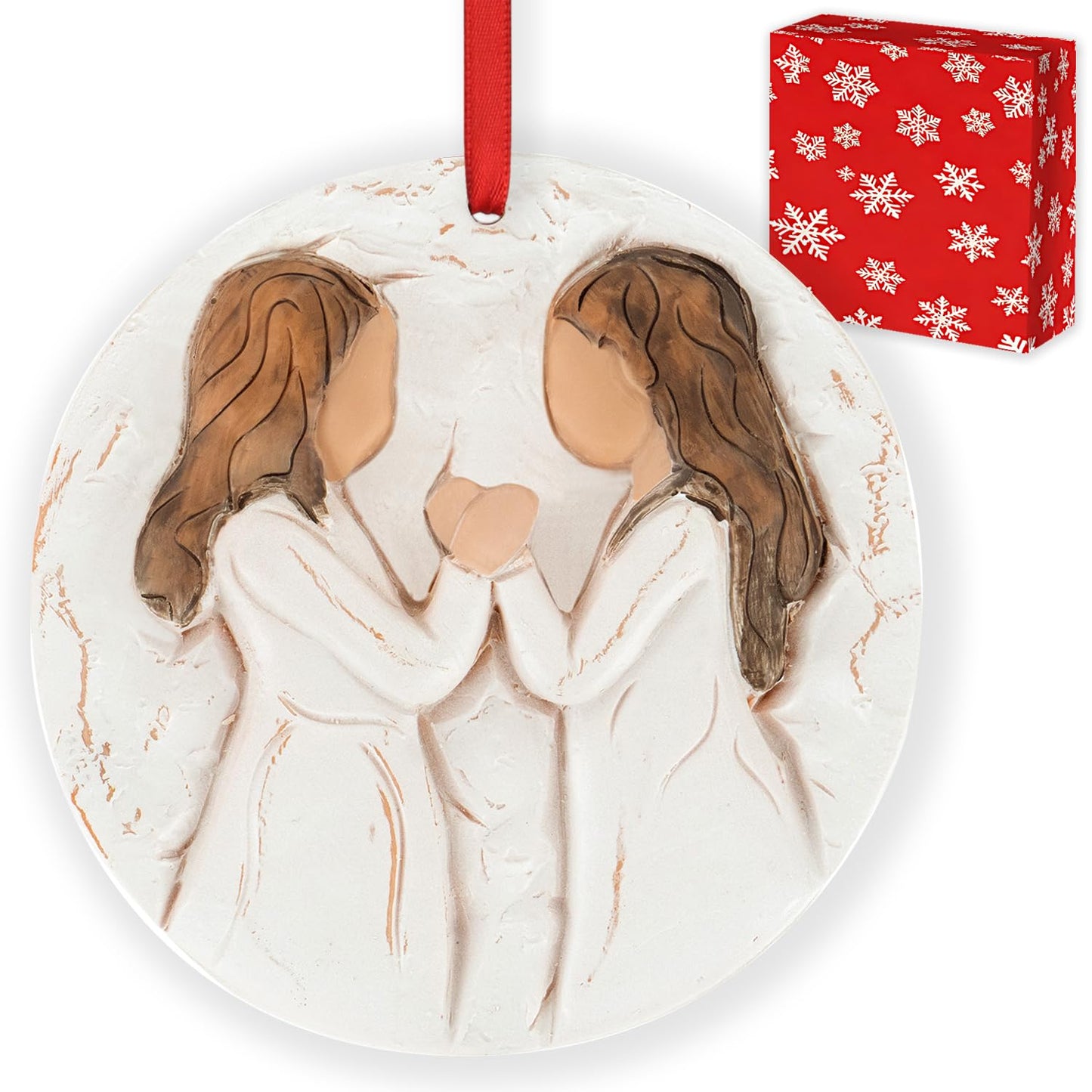 3D Christmas Ornament 2026 Wedding Gifts for Couple - Romantic Our First Christmas Married Engaged Ornament Bridal Shower Gift - Just Married Ornaments for Xmas Tree, Mr and Mrs Gifts for Newlyweds BST326H