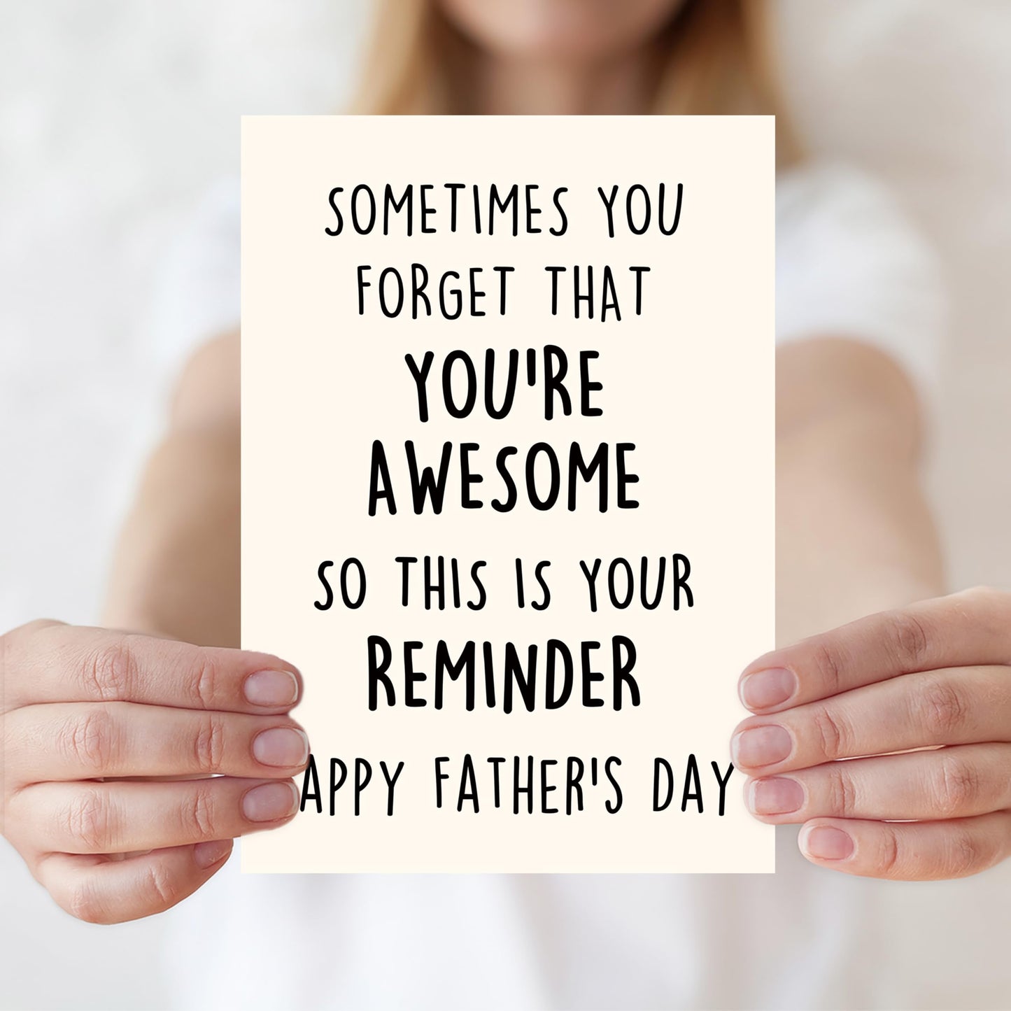 Fathers Day Card Gifts for Husband,Fathers Day Card Gifts from Wife,Happy Father's Day Cards Decorations Gifts For Husband,Heartfelt Appreciation Gift from Wife BST220