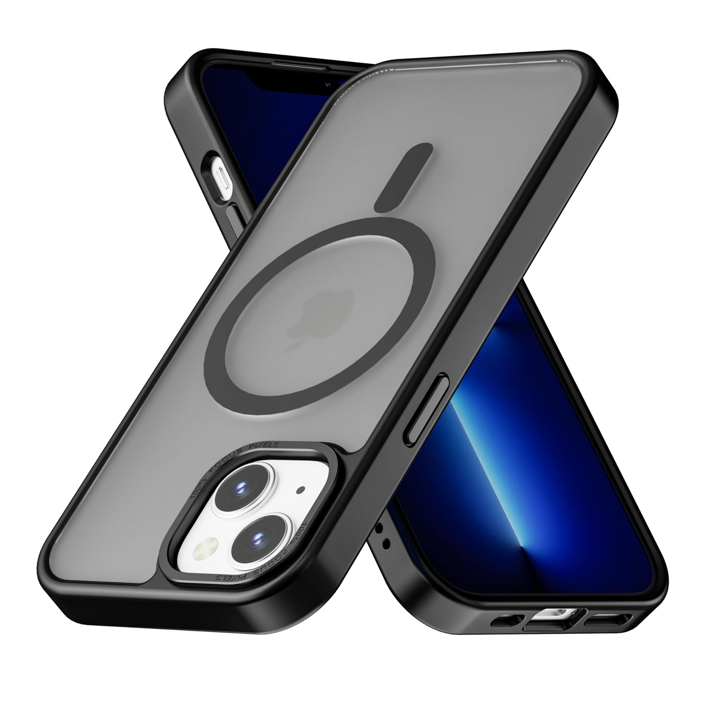 PinLiSheng for iPhone 17 Pro Max Case， Compatible with MagSafe, Shockproof Military-Grade Protection, Scratch-Resistant Back, Anti-Yellowing，Magnetic Phone Case for iPhone 17 Pro Max, Clear WN420