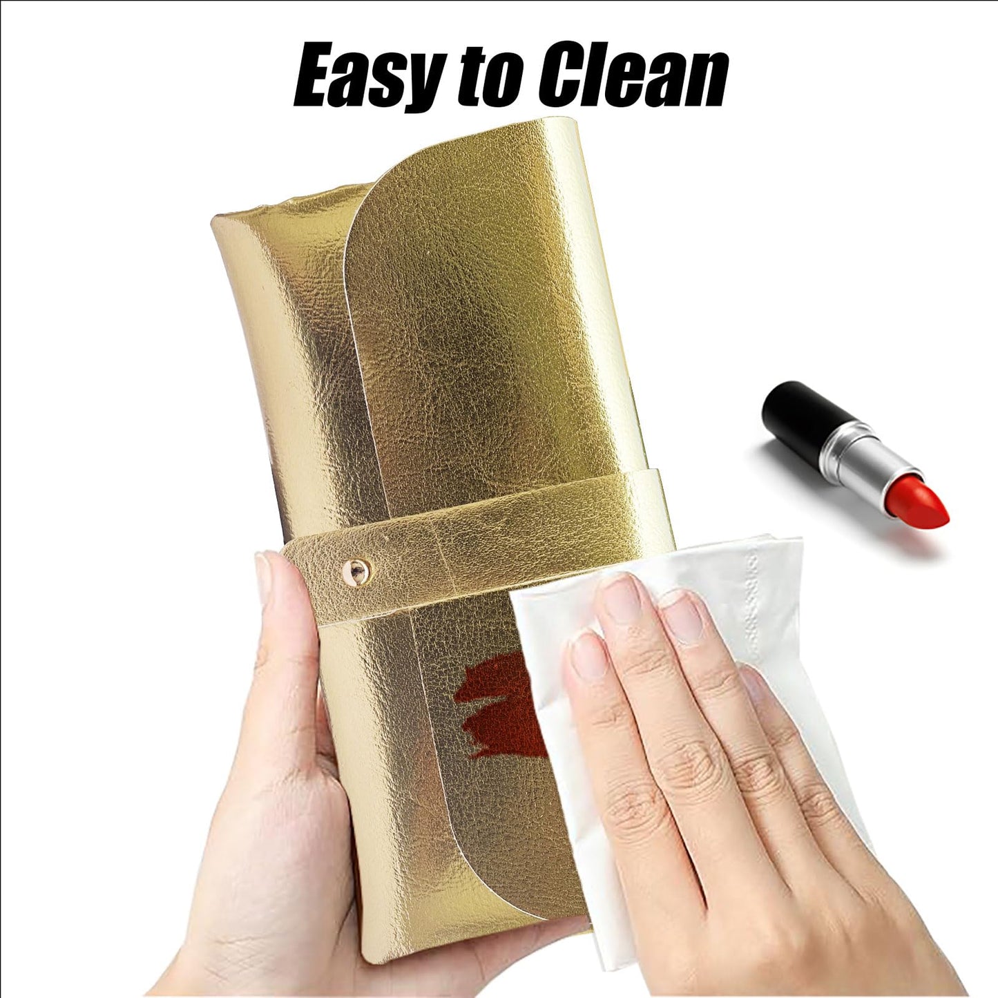 Glasses storage bag Travel sunglasses myopia glasses storage bag Fashion leather storage bag WN420