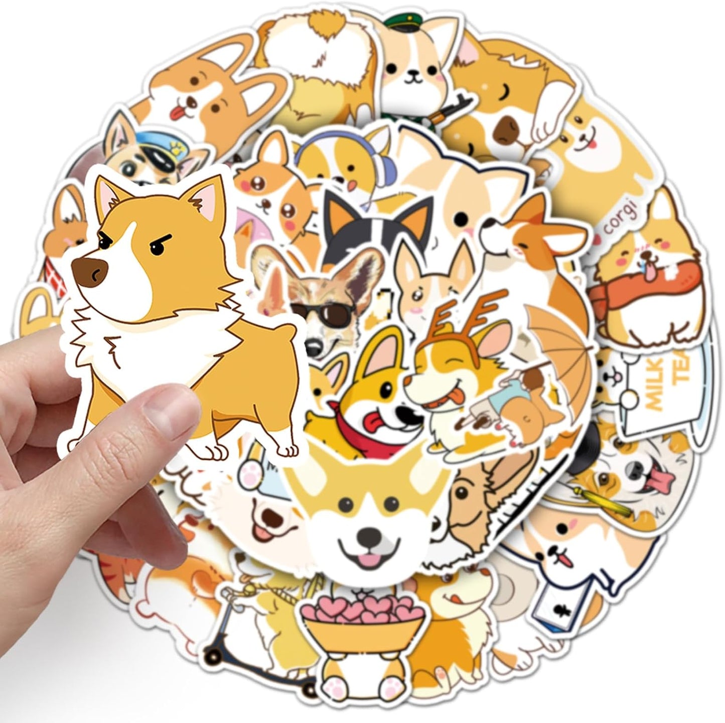 Animal Stickers for Kids, Waterproof Vinyl Stickers for Laptop Phone Guitar Kid Sticker Pack, Kid Classroom Prizes for Elementary Students Luggage Water Bottles Youth Adult Games, Non-Repeating BST326L