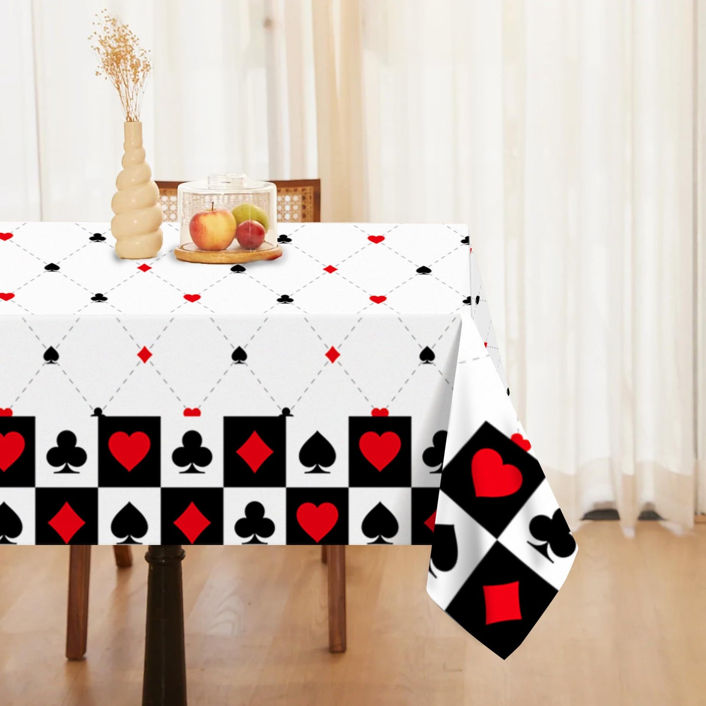 1 Pack American Flag 4th of July Party Plastic Tablecloth 54 x 87 Inch Long Rectangular Table Cover for Buffet,Veterans Day Holiday Dinner,Election Day Picnic or Tablecloth for Kitchen Event WN420