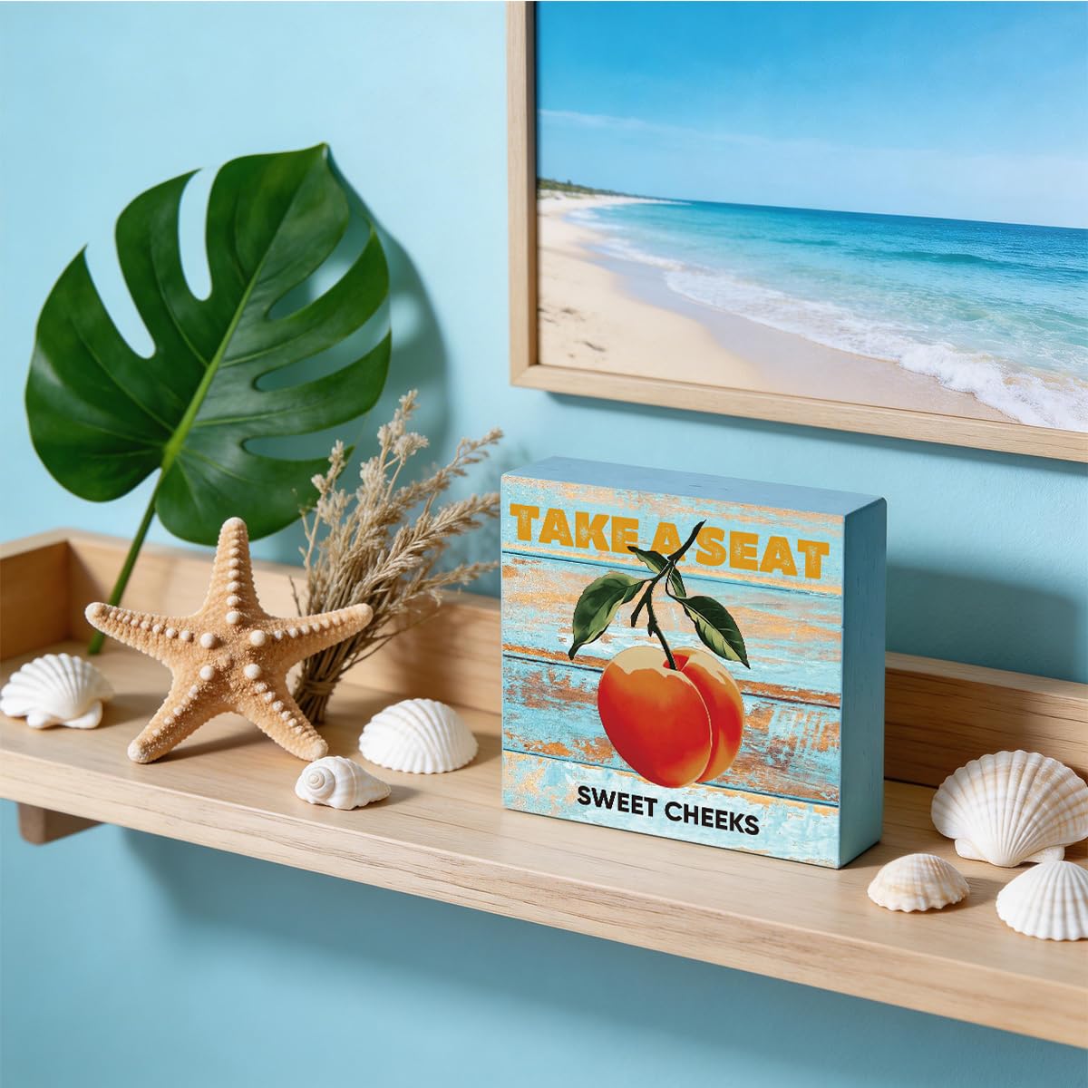 Coffee Sign Decor Sunshine Decorations for Home Office Coffees Station | Coffee Bar Decor Decorations for Home Funny Sun Table Desk Decorations Unique Housewarming Gift Ideas for Women BST202