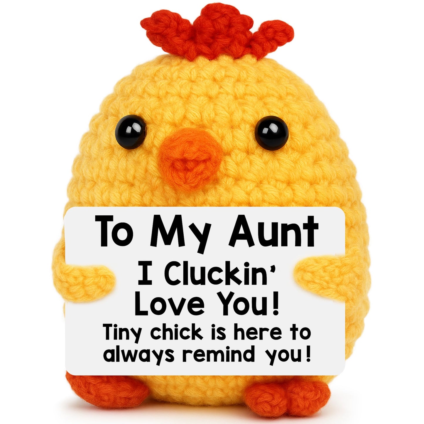Grandma Birthday Gifts from Grandkids, New Grandma Grandmother I Love You Gift, Grandparents Day Gifts for Grandmas Grandmother Nana Gigi, Christmas Stocking Stuffers Funny Handmade Crochet Chicken BST220
