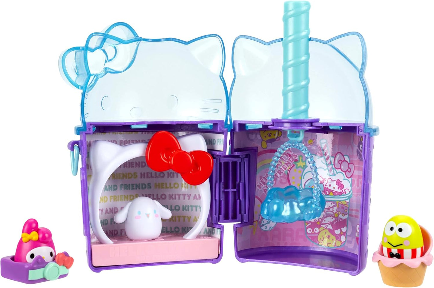 Squishmallows Squish-a-Longs Hello Kitty & Friends Boba Playset 81