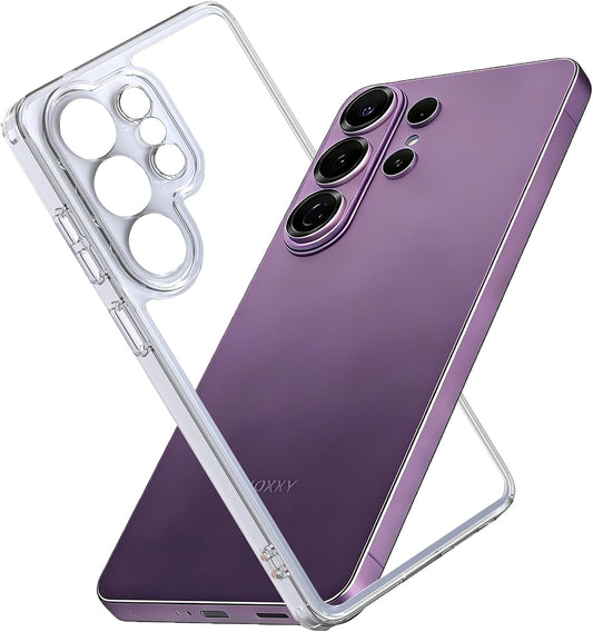 for Galaxy S26 Ultra Bumper Case Clear, No Back Design Anti-Yellowing TPU Backless Frame with Camera Cover Protection Slim Thin Lightweight for Samsung Galaxy S26 Ultra (2026) WN420