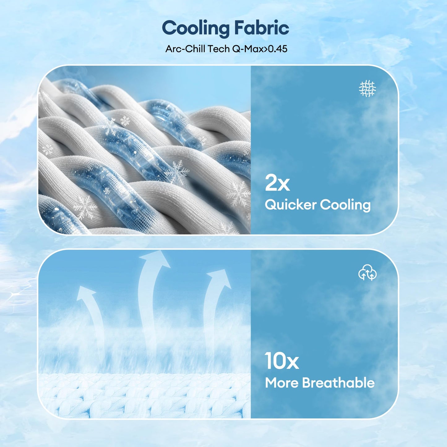 VFROO Cooling Blanket for Hot Sleepers Twin Size 60''×80'', Summer Blanket Thin Lightweight Breathable, Absorbs Sweat Heat to Keep Adults Cool, Cold Blanket for Sleeping on Bed Couch, Grey BST326H