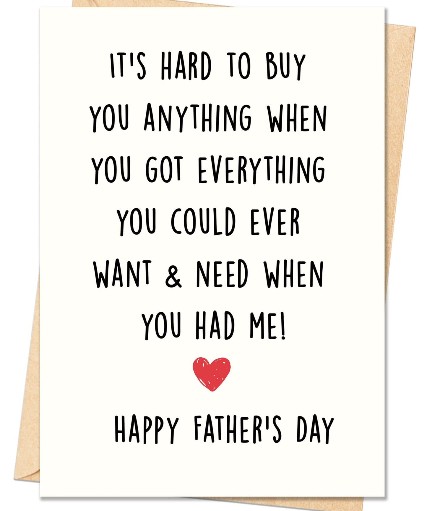 Funny Fathers Day Card for Dad, Father's Day Cards Gifts Decorations from Daughter Son, Happy Fathers Day Card from Cat, Cute Cat Dad Father's Day Decorations Gifts BST220