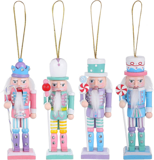 Christmas Nutcracker Ornaments: 4Pcs 37