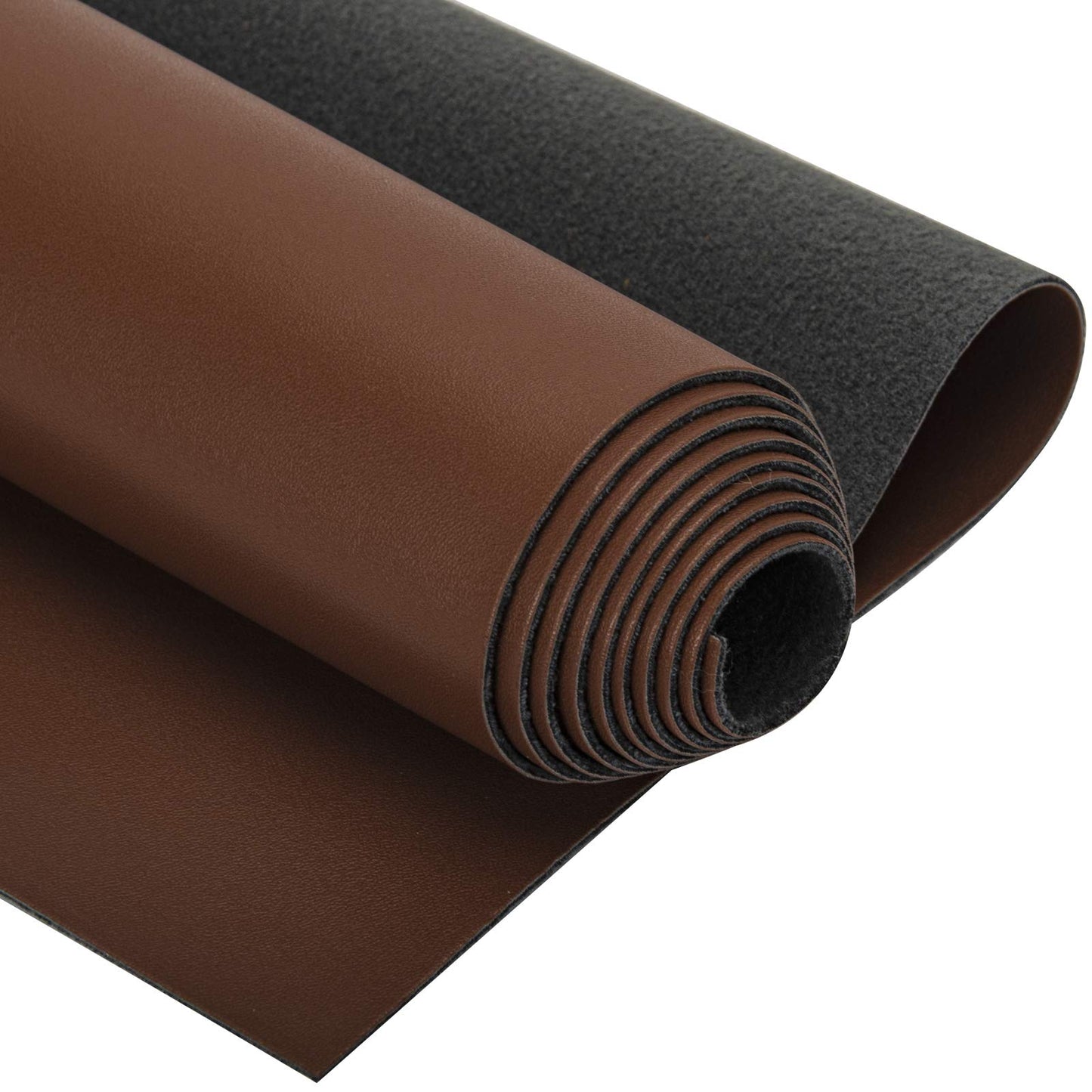 PU Fabric Material 1 Yard 54" x 36" Faux Synthetic Leather Sheets 1.2mm Thick Perfect for Upholstery, DIY Crafts, Hat Making, Hair Crafts Making, Sewing, Shoe Making (Gray) BST220