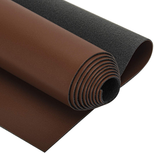 PU Fabric Material 1 Yard 54" x 36" Faux Synthetic Leather Sheets 1.2mm Thick Perfect for Upholstery, DIY Crafts, Hat Making, Hair Crafts Making, Sewing, Shoe Making (Gray) BST220