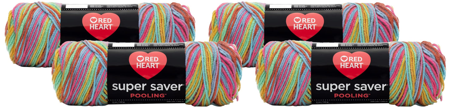 RED Heart Super Saver Yarn, Carrot BST326L