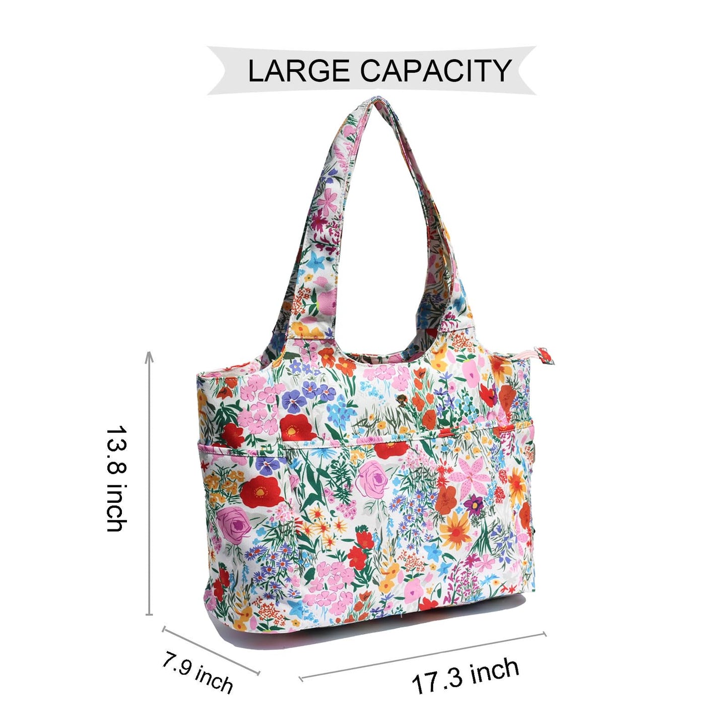 ESVAN Yoga Tote Bag Mat bag Women Shoulder Bags Carryall Tote for Travel Office Workout Gym Nurse Beach BST326H