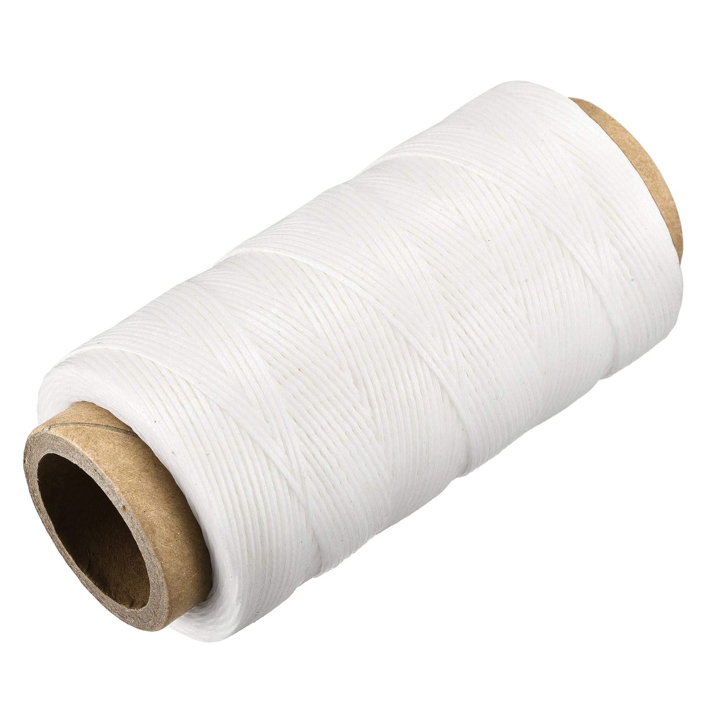 uxcell Leather Sewing Thread 186 Yards 210D/1mm Polyester Waxed Cord for Manual Sewing, Wheat BST326H