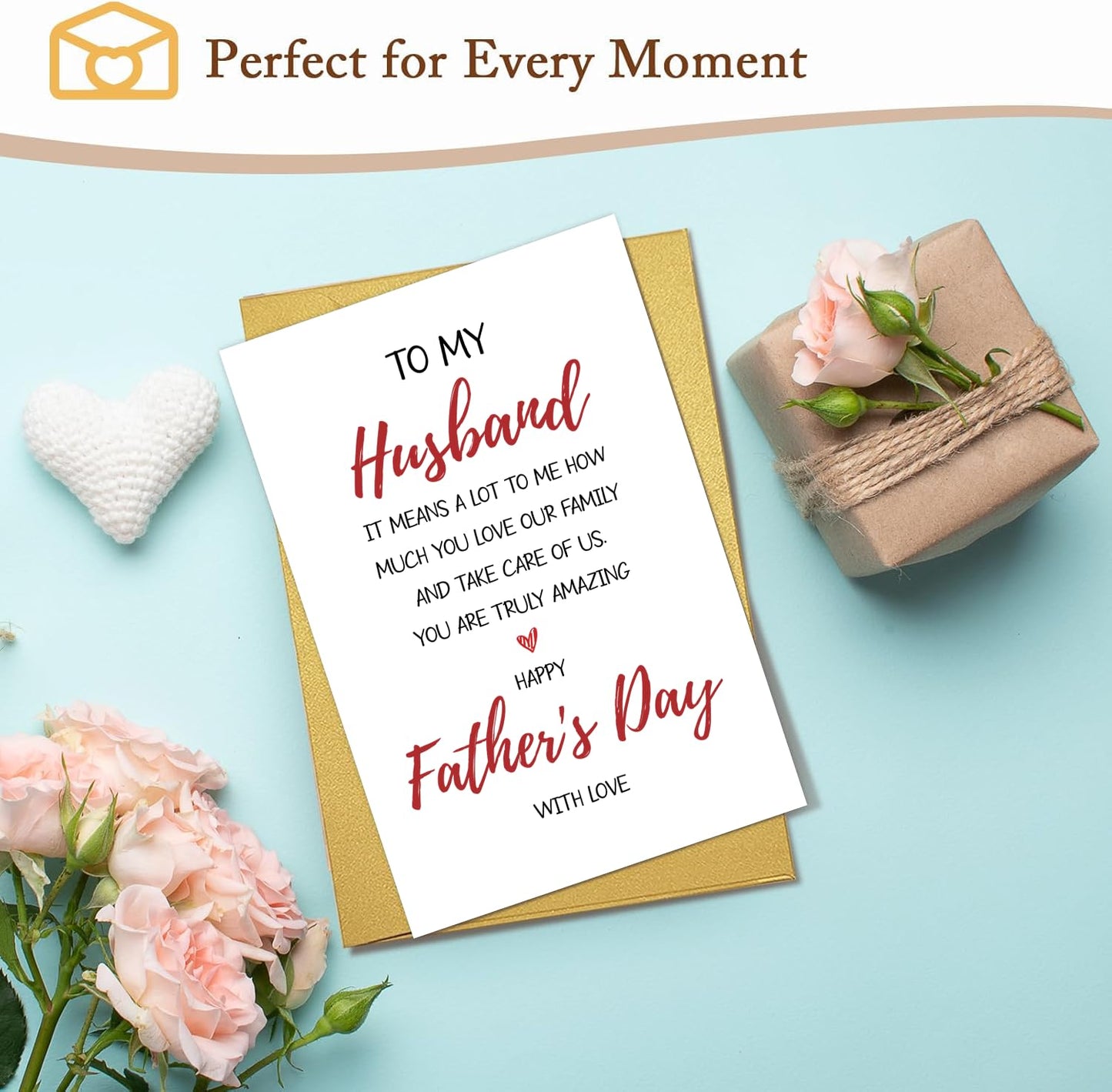 Funny Fathers Day Card for Dad Stepdad Bonus Dad Husband Grandpa, Humorous Happy Father's Day Card Gift from Son Daughter Grandson Granddaughter, Unique Fathers Day Card for Him BST202