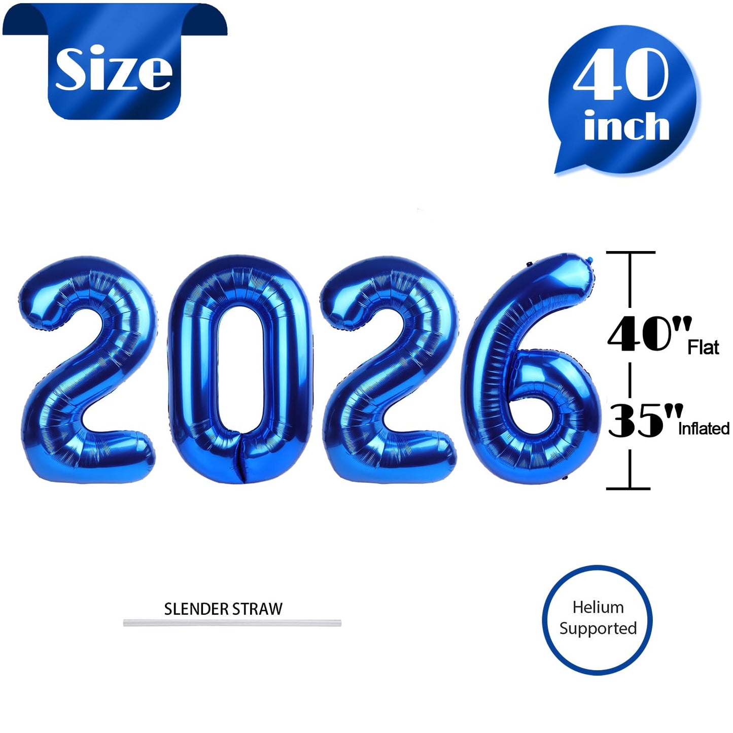 Light Brown 2026 Number Balloon, Light Brown Number Balloons 40 Inch, 2026 Balloon Birthday Decorations, 2026 Birthday Party Supplies, 2026 Graduation Party Favors, Class of 2026 Decorations BST326L