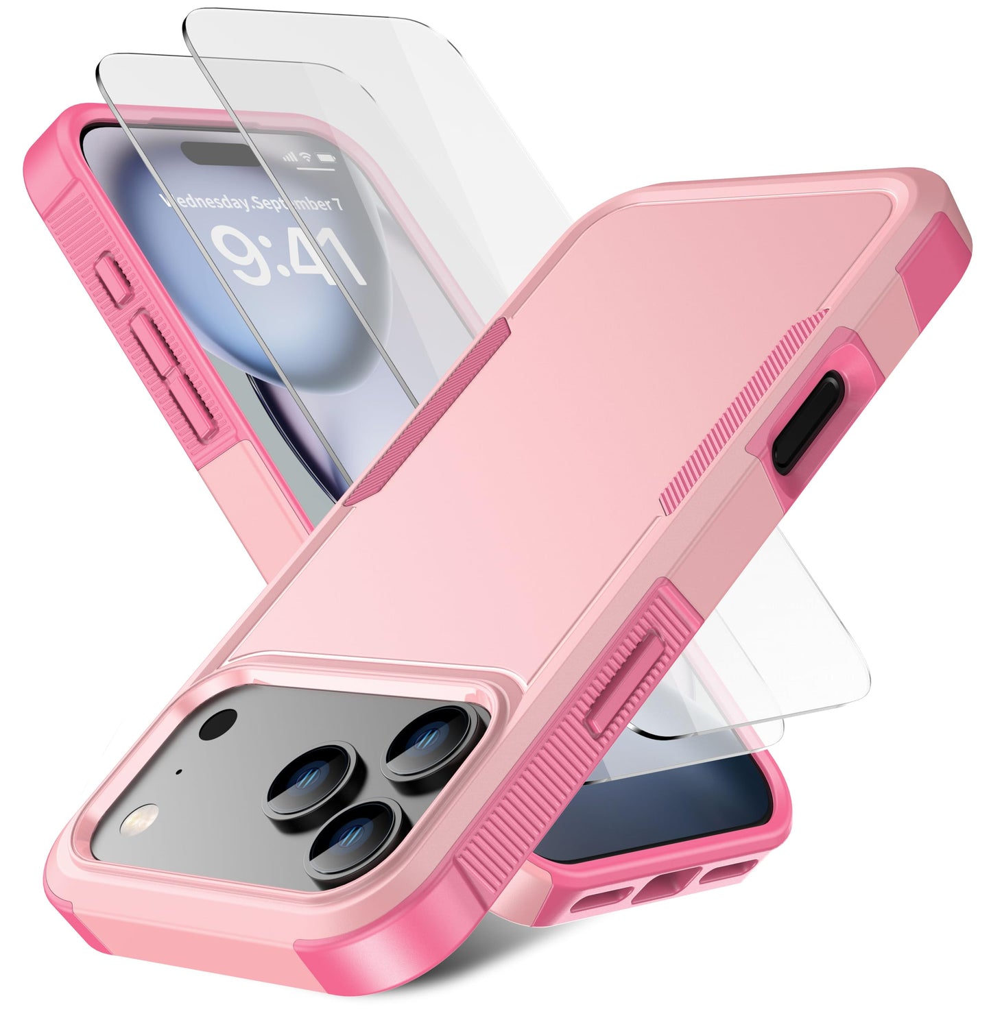 Magnetic for iPhone 17 Air Case [Compatible with MagSafe] [Shockproof] [Heavy Duty Protection] Pocket-Friendly & Tough Non-Slip Protective Phone Cover for iPhone 17Air 6.6", Black WN420