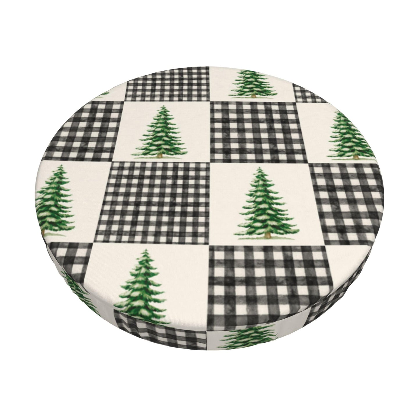 Heart Round Bar Stool Cover - Pink Red Love Heart Chair Seat Cushion Slipcover 12 Inch for Restaurant Cafe Hotel Bar BST202