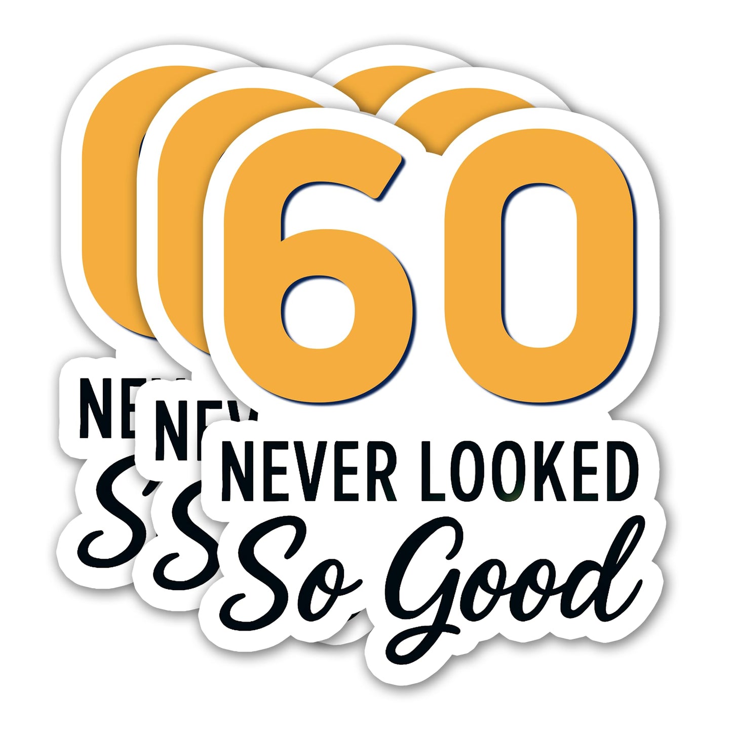 (3PCS) 83 Never Looked So Good Sticker – Happy 83th Birthday, Waterproof Vinyl Decals for Party Decor, Scrapbooking, Water Bottles, Laptops, Size 3" x 2.5" BST202