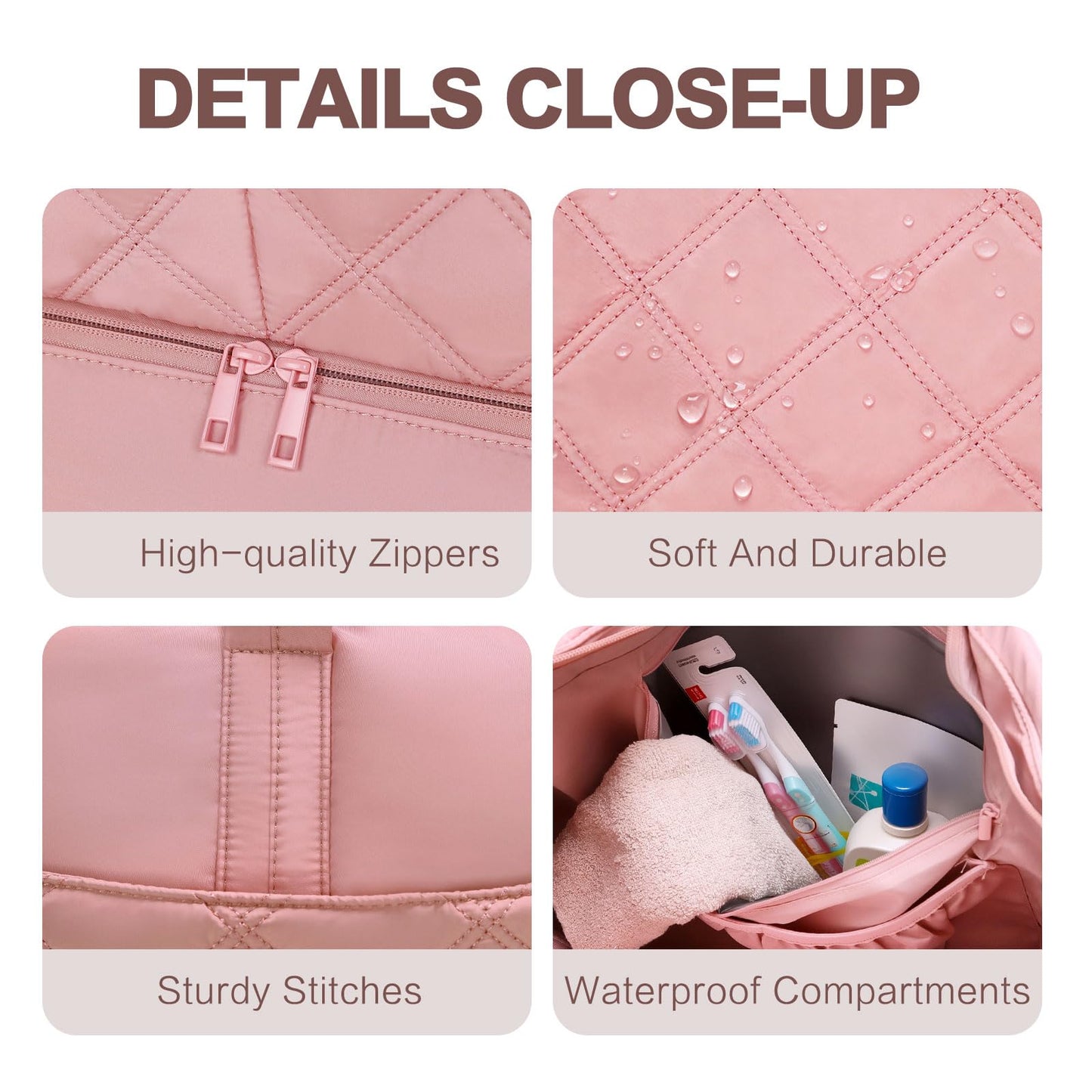 Large 4-in-1 Leather Duffle Bag for Travel Weekender Overnight Hospital Gym Bag for Men & Women, Carry On Airline Approved Personal Item Duffel Garment Bag Luggage with Shoe Compartment & Toiletry Bag BST326H