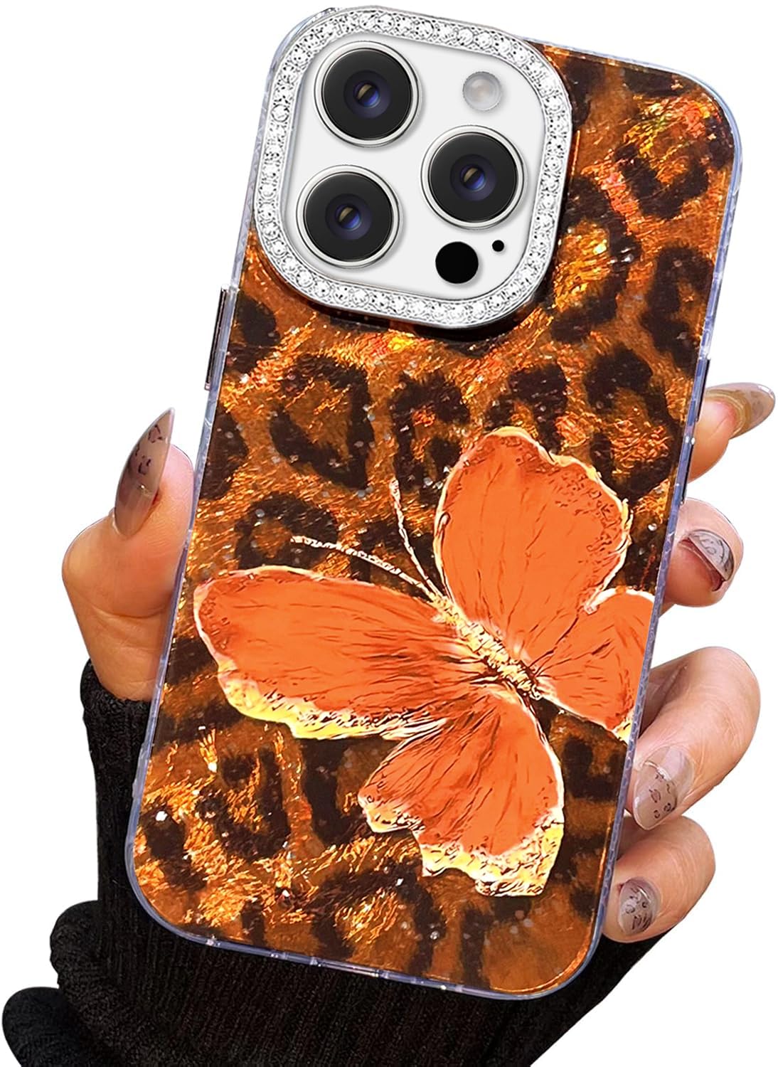 I-MGAE-IN-AR Compact Case for iPhone 16 Holographic Cloud Design,Cute Trendy Soft Slim TPU Shockproof Protective Phone Cases Cover for Women Girls Aesthetic Glitter WN420