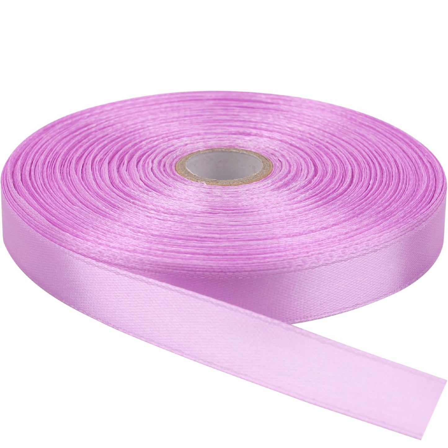 Single-Faced Sash Pink Ribbon - 1/2 Inch x 50 Yards Bulk Roll - Decorative Gift Wrapping, Crafting, Hair Bows, Wedding Party Decorations BST220