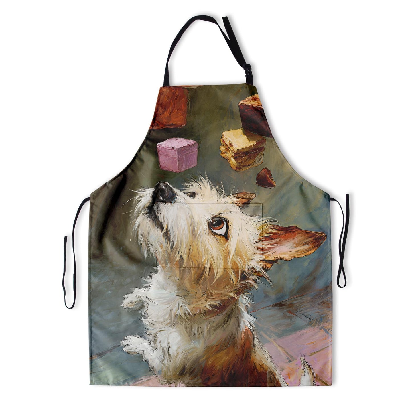 Art Apron with Pocket for Women Men | Kitchen Aprons Chef Apron for Cooking Baking BBQ Painting Gardening BST202