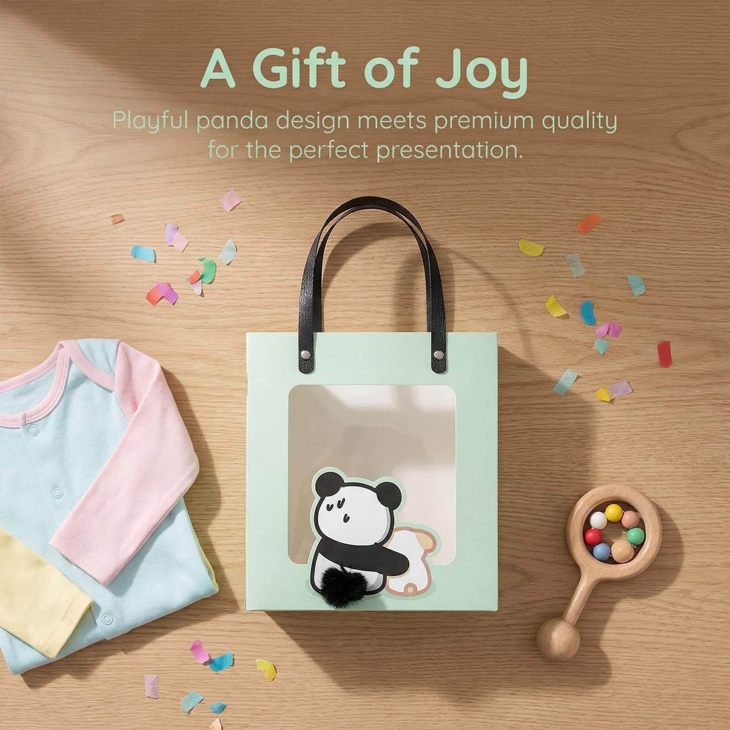 Premium Reusable Gift Bag with Matching Box, Durable Birthday Present Bag, Premium Paper Set for Wedding, Valentine's Party, Friends Celebration (Beige 1pack) BST202
