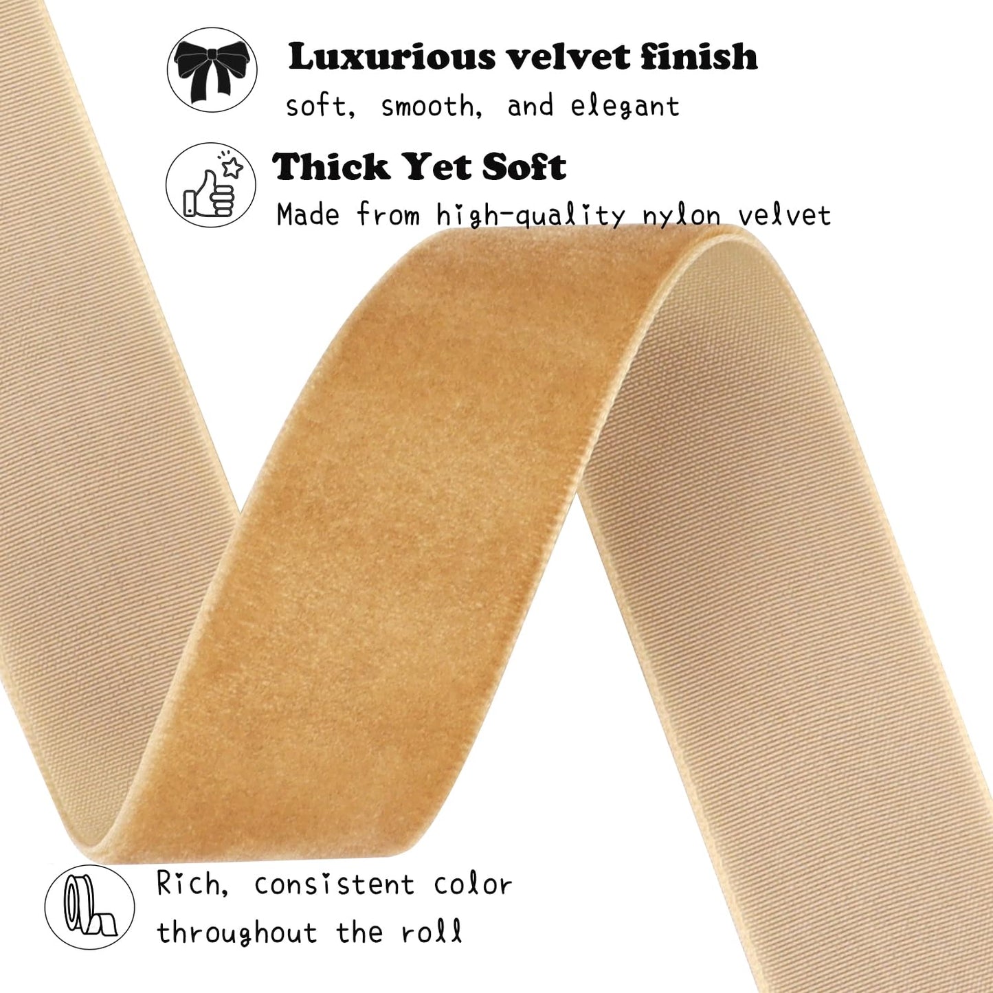 Red Velvet Ribbon 3/8 Inch X 12 Yards Christmas Ribbon for Gift Wrapping Christmas Ornaments Crafts Home Décor BST220