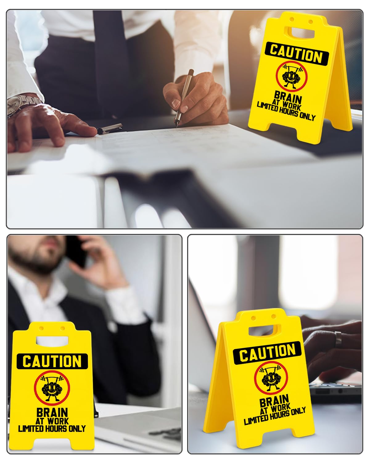 Funny Office Desk Decor Sign Trace Amounts of Patience Sign Cubicle Decorations Humor Office Gifts for Boss Supervisor Leader Coworker BST202
