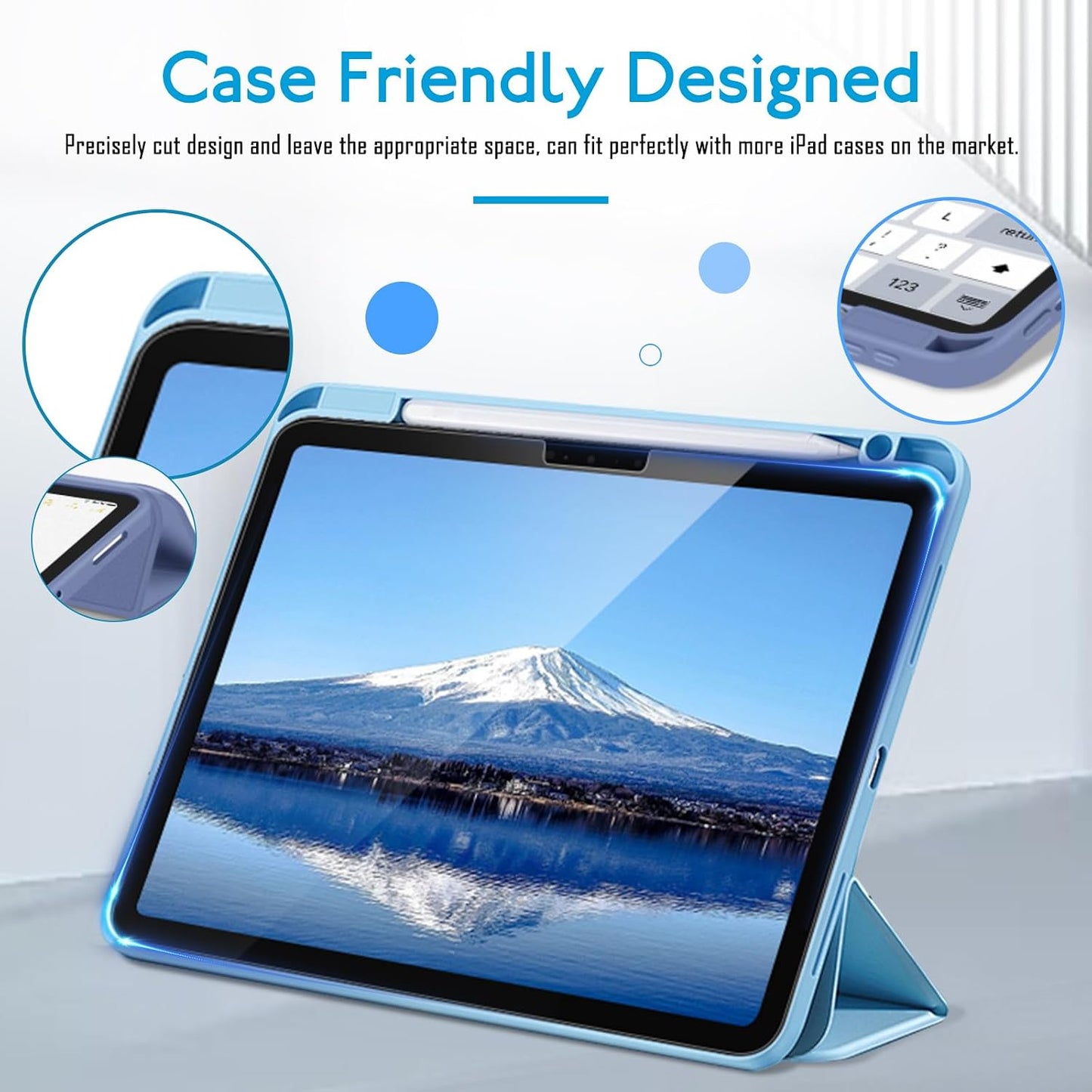 MOBDIK Tempered Glass Screen Protector Compatible with iPad Pro 13 inch M5 2025 / M4 2024 Ultra Clear, Anti Scratch, Case Friendly, EZ Kit 1 Pack WN420