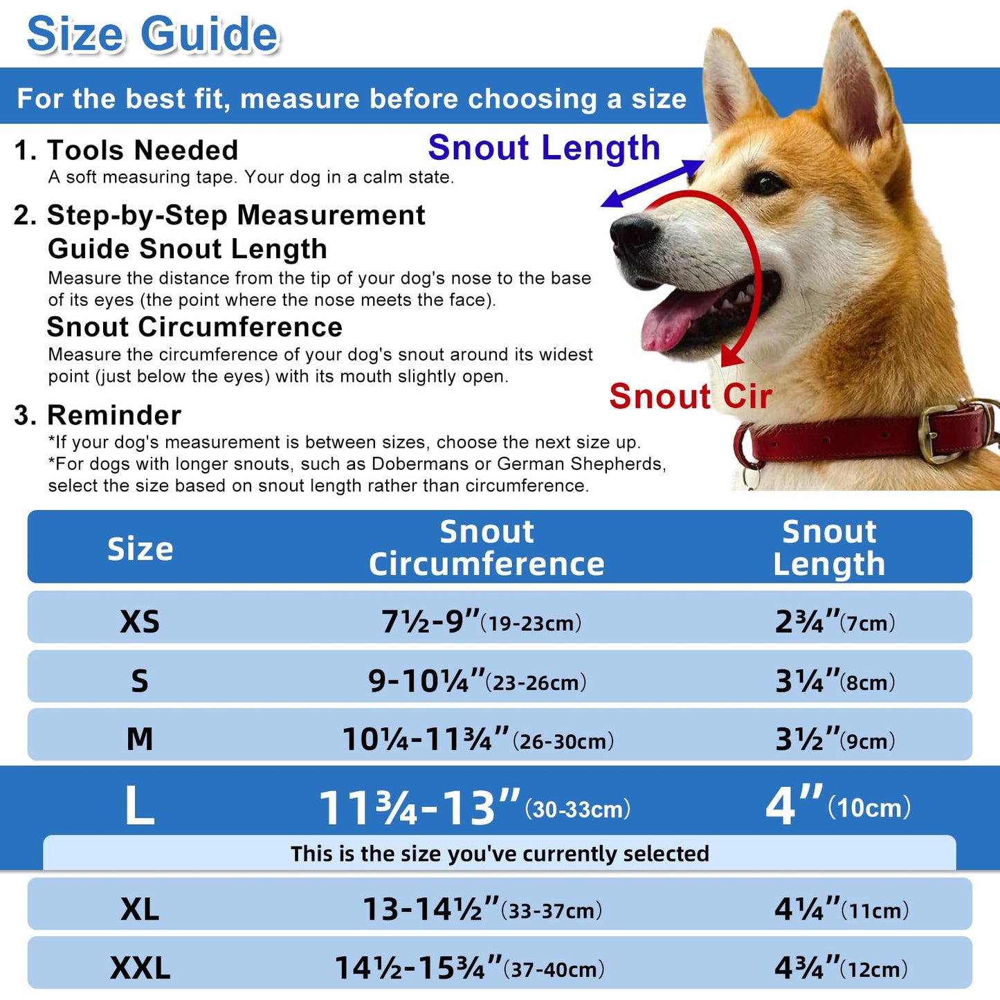 Dog Muzzle for Small Dogs, Bite Proof & Anti Licking - Soft TPR Safety Muzzle with Adjustable Hawk-Beak Design for Walking, Grooming, Vet Visits, Gentle and Breathable WN420