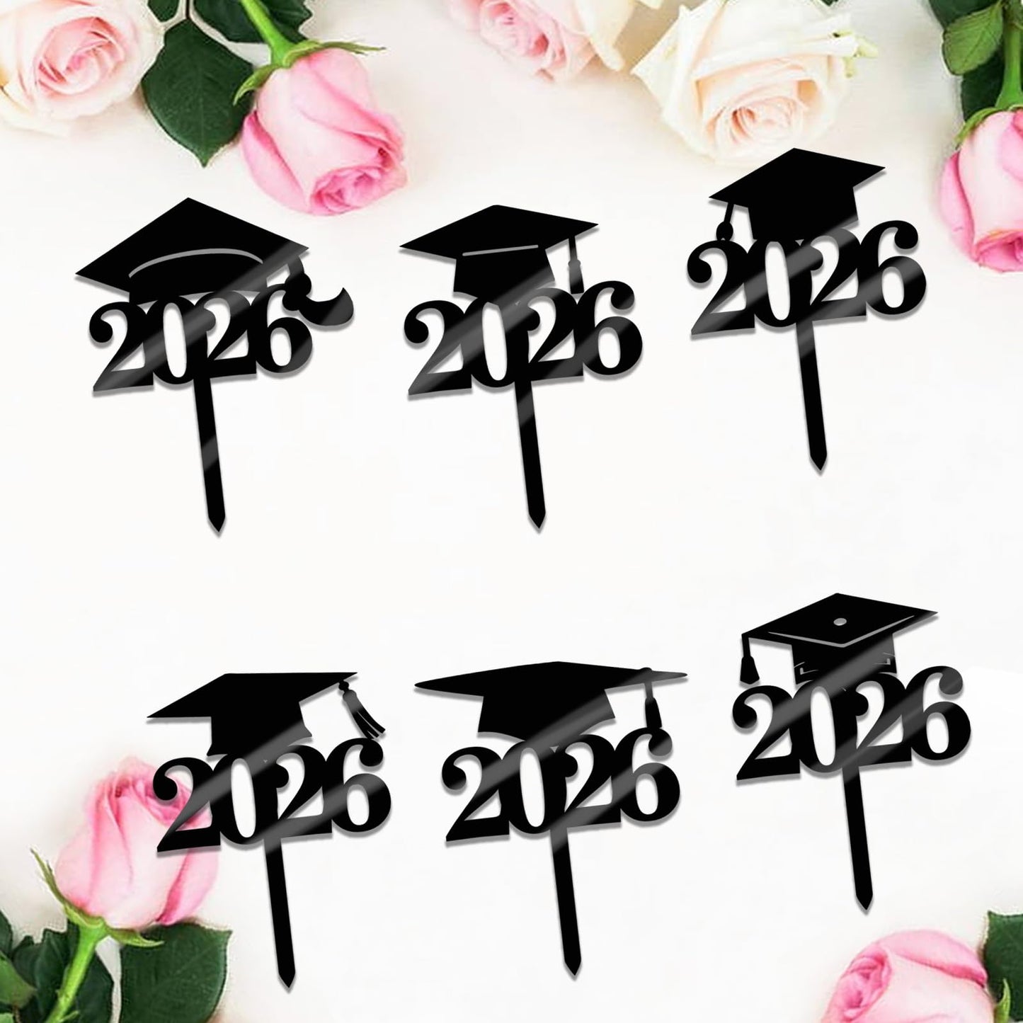 24 Pack Nurse Cupcake Toppers Nursing School Graduation Cupcake Picks Medical Rn Nurse Grad Themed Birthday Baby Shower Party Cake Decorations Supplies BST326L