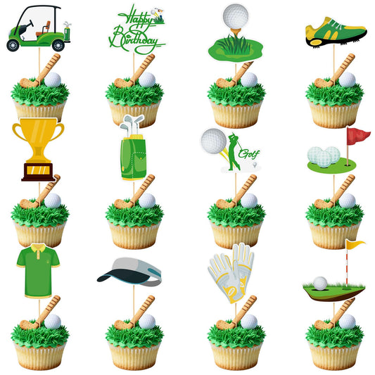 48 Pack Casino Cupcake Toppers Glitter Poker Chips Dices Mini Slot Machine Cupcake Picks for Las Vegas Casino Night Theme Birthday Party Baby Shower Decoration Supplies BST220