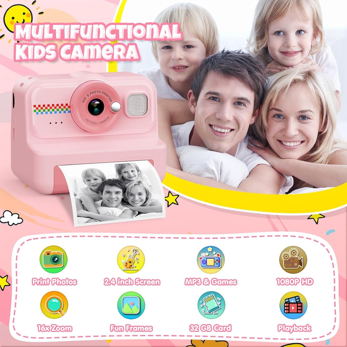 HiMont DIY Instant Print Camera 74