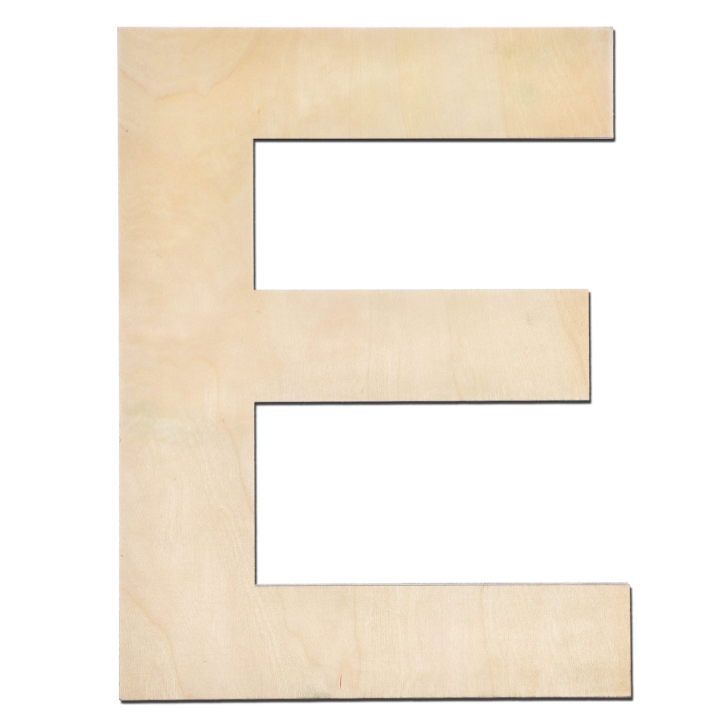 12 Inch Wooden Letter X, 1/4 Inch Thick Large Unfinished Wood Letter for Home Wall Decor, DIY Crafts BST220