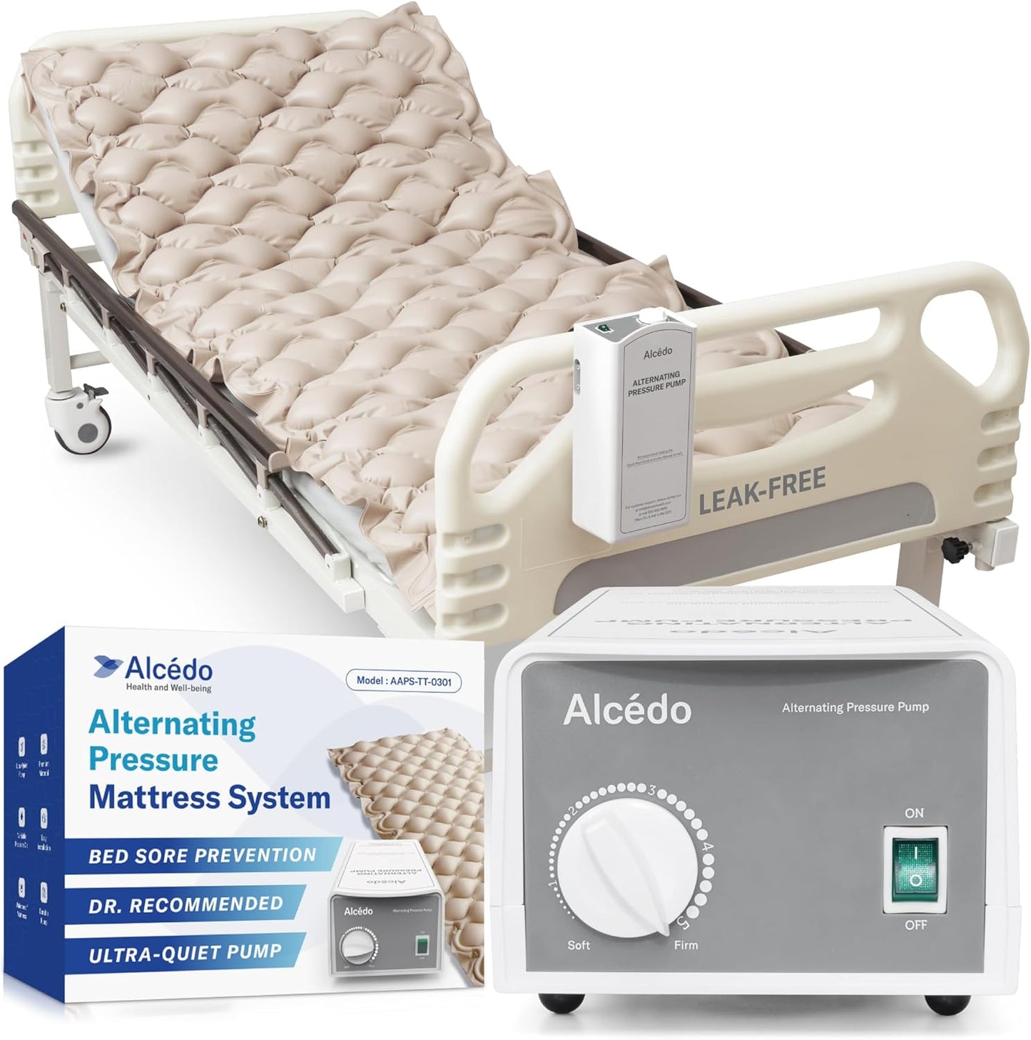 Alcedo Alternating Air Pressure Mattress Pad 30