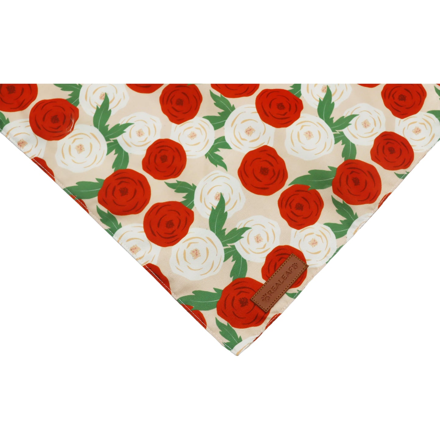 Realeaf Fall Thanksgiving Dog Bandanas 2 Pack, Orange Plaid Pet Scarf for Boy and Girl, Premium Durable Fabric, Holiday Halloween Bandana for Large and Extra Large Dogs (X-Large) WN420
