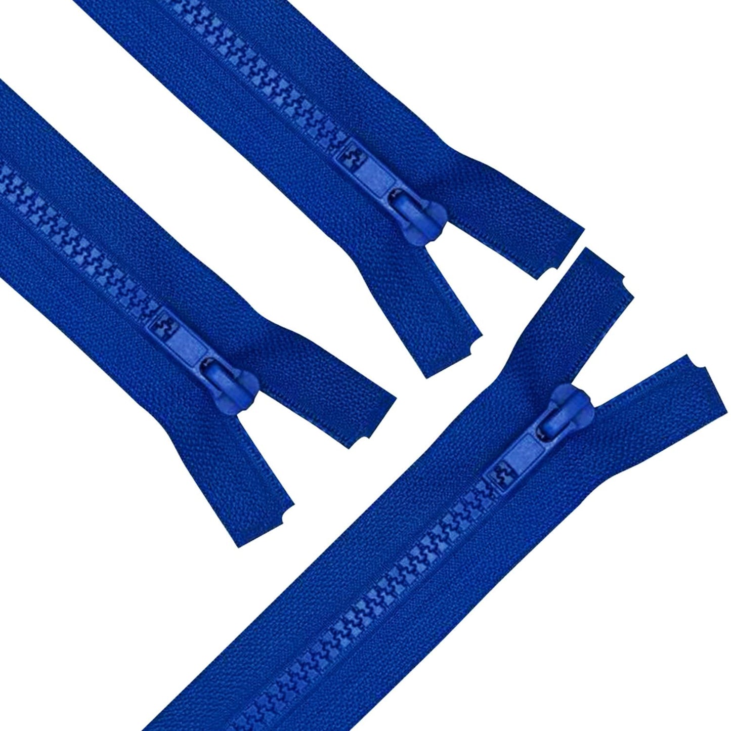 ANPURZII 3PCS #5 54 Inch Deep Navy Blue Separating Jacket Zippers for Sewing Coats, Molded Plastic Bulk Zippers(DeepNavyBlue 54" 3PCS) BST220