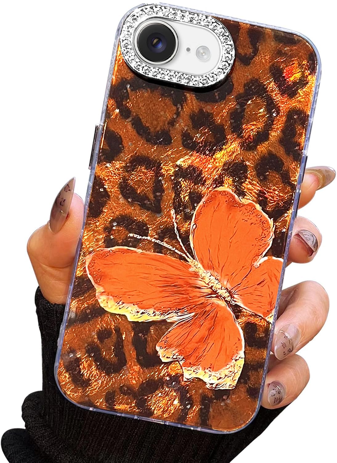 I-MGAE-IN-AR Compact Case for iPhone 16 Holographic Cloud Design,Cute Trendy Soft Slim TPU Shockproof Protective Phone Cases Cover for Women Girls Aesthetic Glitter WN420