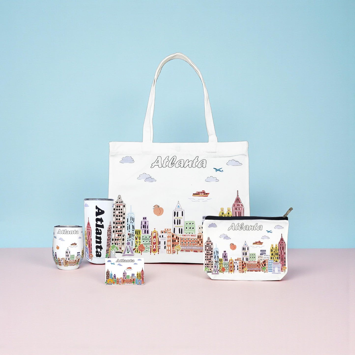 City Themed Artwork Magnet Collection by Beary Blu - Designed in The USA, Collectible Souvenirs Gifts 2.5" x 3.5" (Dallas) BST220