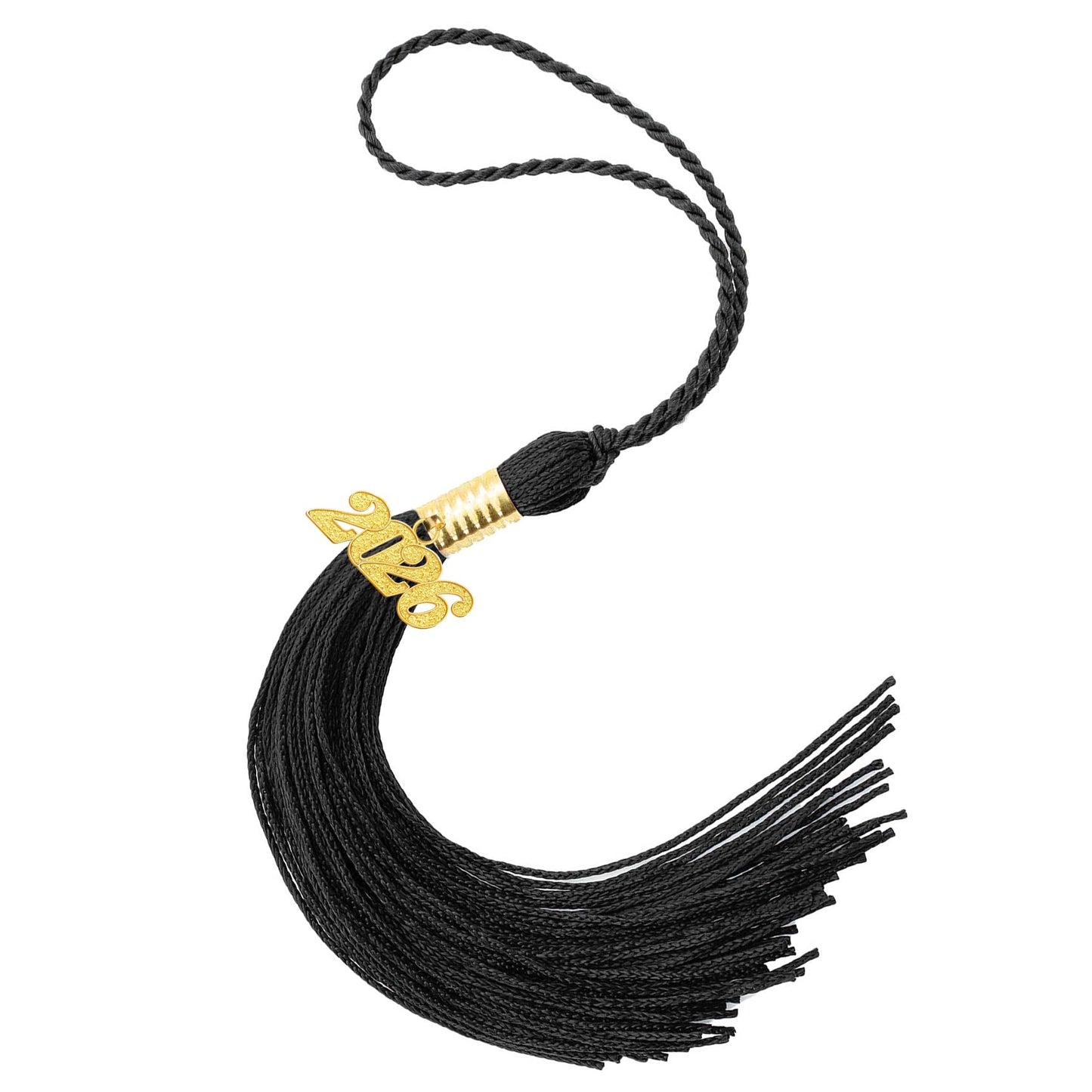 2026 Black Tassel Graduation with Charm,Graduation Cap Accessories,2026 Tassels for Caps Kindergarten Elementary School Middle School University Gifts for Students,Congrats Grad Ceremony Essentials BST220