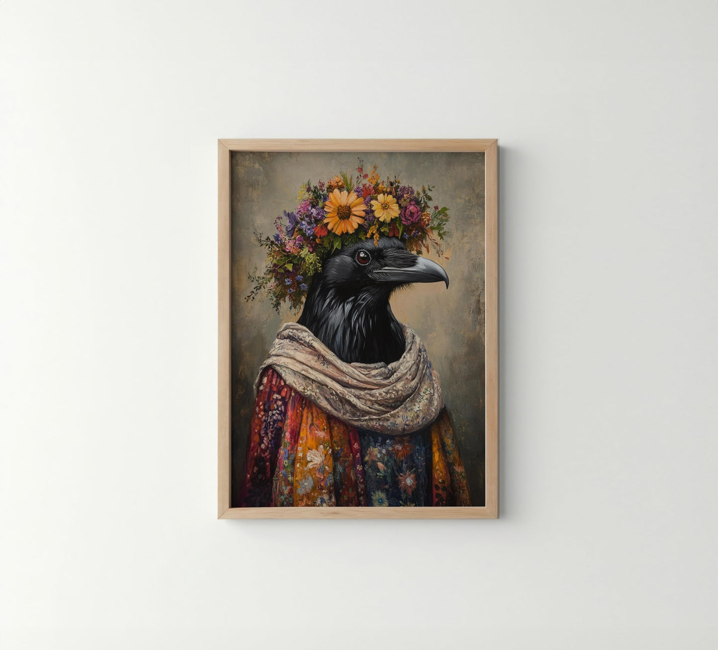 Sloth Unframed Wall Art Print Poster, Kimono Bathroom Dressing Room Decor Posters Prints for Restroom Home Picture Painting Artwork Gallery 5 (Sloth, 10"L x 8"W, Unframed) BST220
