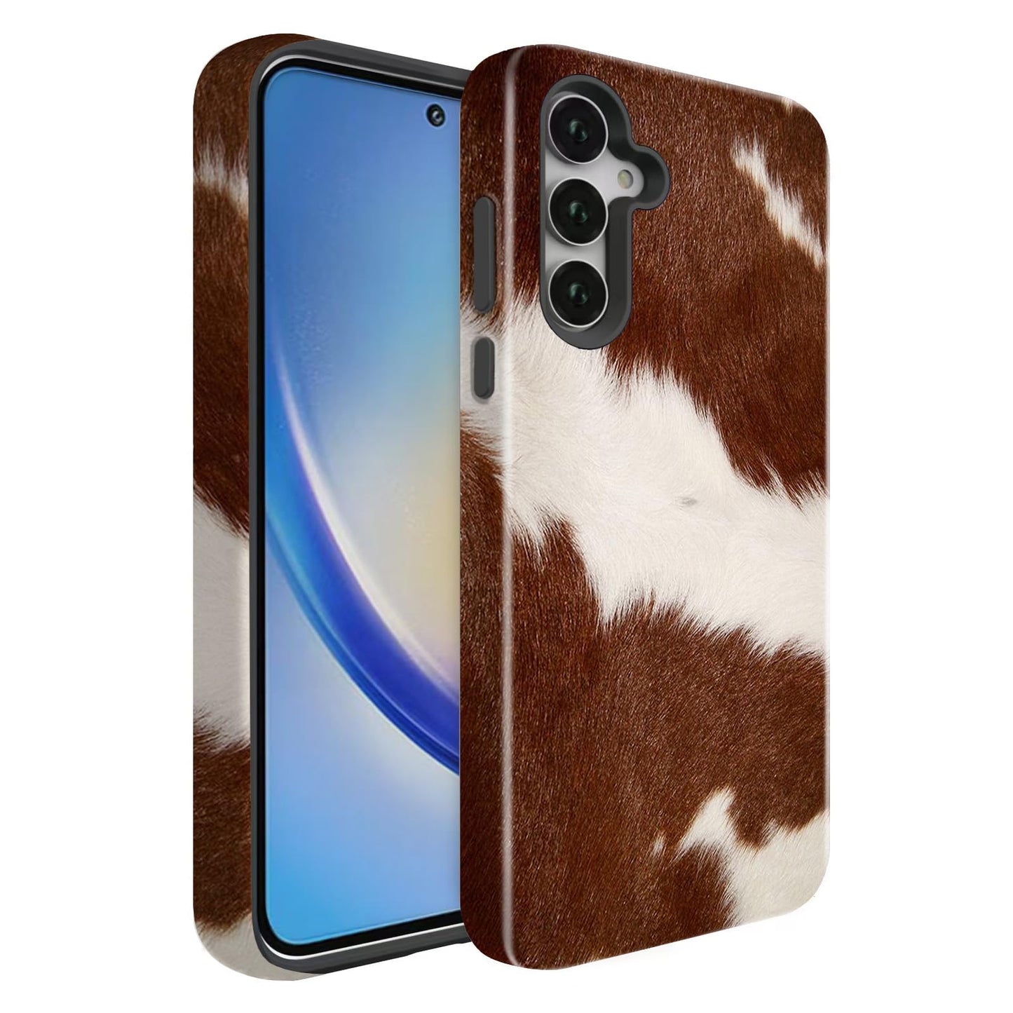 Compatible for Samsung Galaxy A15 5G Case, Dual Layer Heavy Duty 2 in 1 Shockproof Protective Phone Case,Burnt Wood American Flag WN420