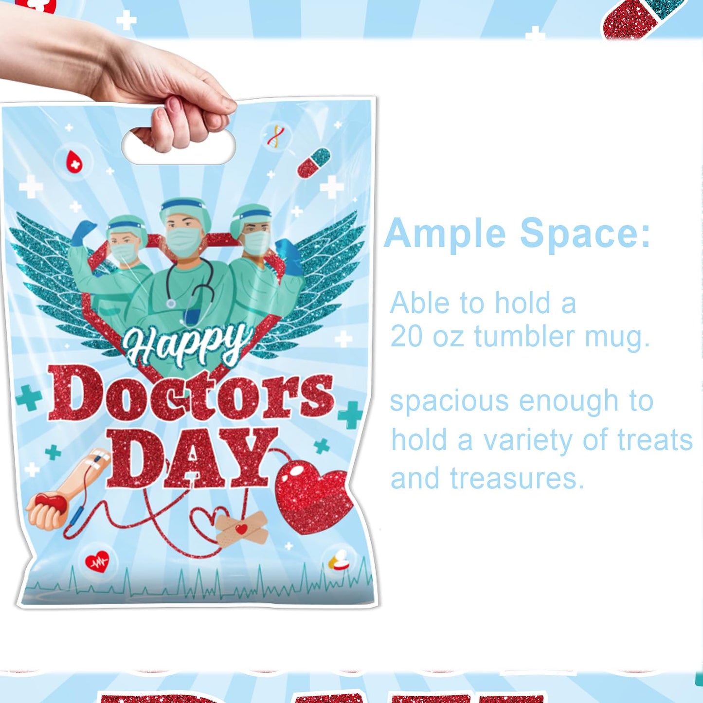 Falueqg Hibachi Party Decorations - 50 Pcs Hibachi Japanese Goodie Candy Gift Bags Fans Cherry Blossom Patterns Party Favors for Chinese Japanese Birthday Baby Shower Decor BST326H