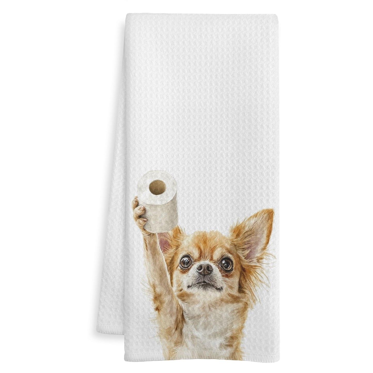 Funny Chihuahua Gifts Hand Towels for Bathroom, Chihuahua Gifts for Women Men Decorative Hand Towels for Kids Guest Bathroom Washroom Power Room Vanity Half Bath, 16X24 Inch BST326L